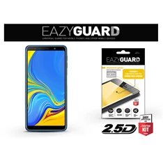 EazyGuard LA-1410 Samsung A7 2018 fekete 2.5D üveg kijelzővédő fólia