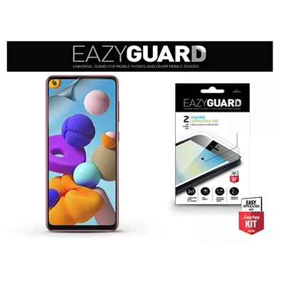 EazyGuard LA-1655 Samsung A21s Crystal/Antireflex HD kijelzővédő fólia 2db