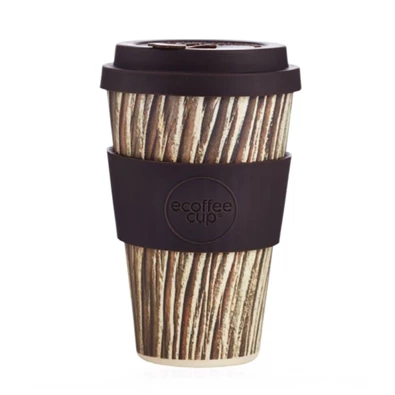 Ecoffee Cup Baumrinde 400ml hordozható kávéspohár