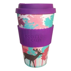 Ecoffee Cup Frankly My Deer 400ml hordozható kávéspohár