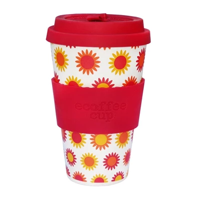 Ecoffee Cup Happy 400 ml hordozható kávéspohár