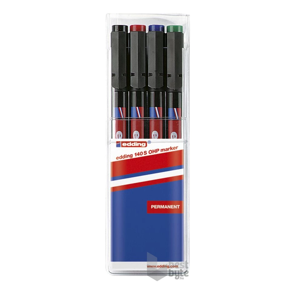 Edding 140 S OHP 4db-os 0,3mm vegyes színű permanent marker