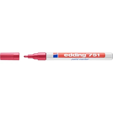 Edding 751 1-2mm piros lakkmarker