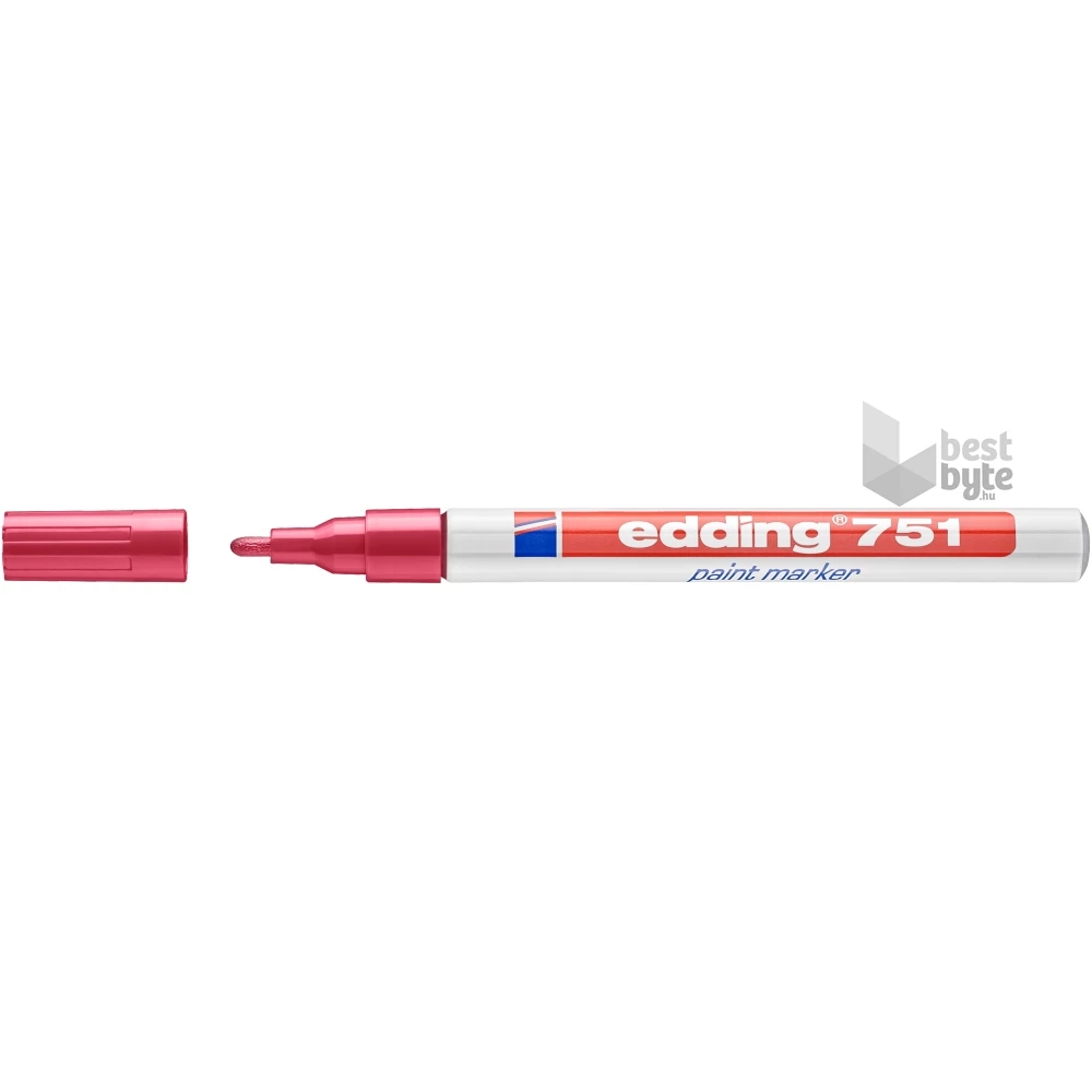 Edding 751 1-2mm piros lakkmarker