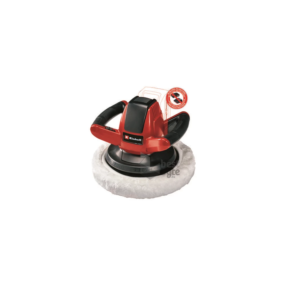 Einhell 2093301 PXC CE-CB 18/254 Li-Solo akku és töltő nélkül akkumulátoros polírozó
