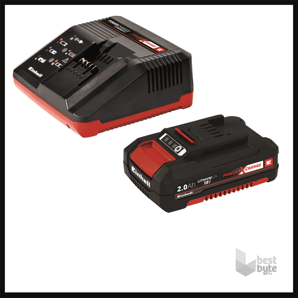 Einhell 3433533 PXC GC-CL 18 Li E Kit (1x2,0Ah) akkuval akkumulátoros lombfújó