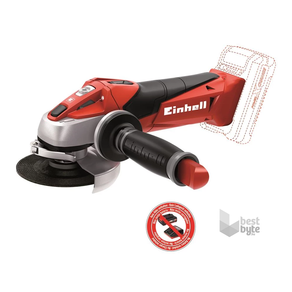 Einhell 4431110 PXC TE-AG 18 Li-Solo akku és töltő nélkül akkumulátoros sarokcsiszoló