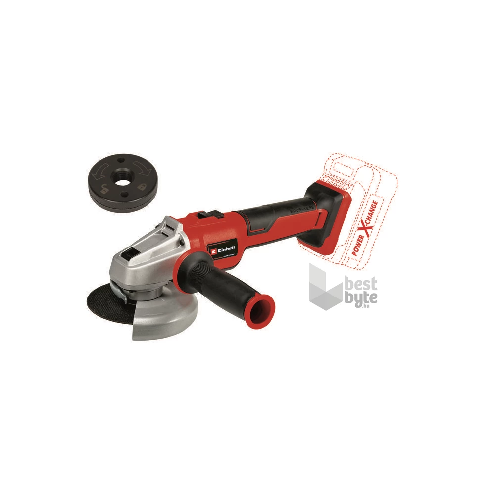 Einhell 4431150 PROFESSIONAL PXC AXXIO 18/115 Q Solo akku és töltő nélkül akkumulátoros sarokcsiszoló