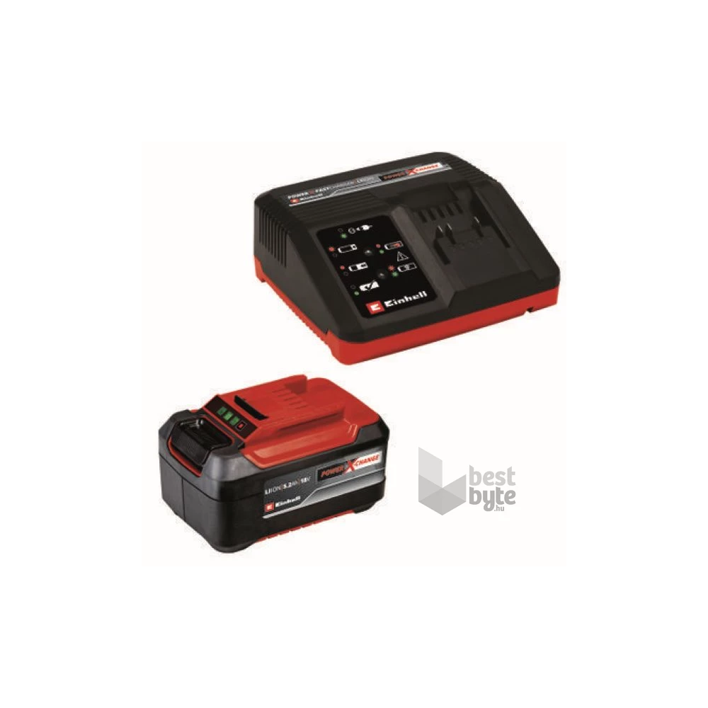 Einhell 4512114 5,2Ah 4A PXC akkumulátor és gyorstöltő szett