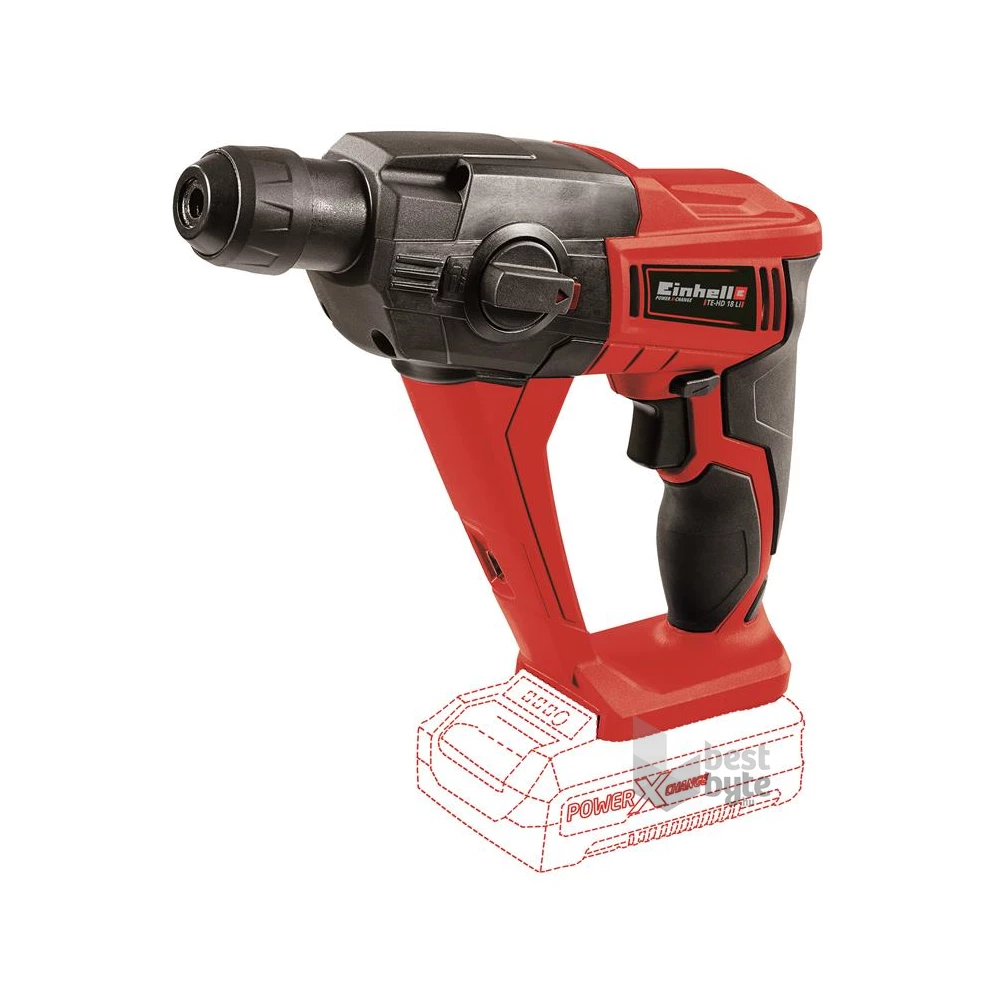 Einhell 4513812 PXC TE-HD 18 Li-Solo akku és töltő nélkül akkumulátoros fúrókalapács