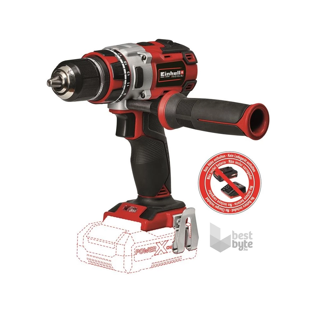 Einhell 4513850 PROFESSIONAL PXC TP-CD 18 Li BL-Solo Brushless Solo akku és töltő nélkül akkumulátoros fúró-csavarozó