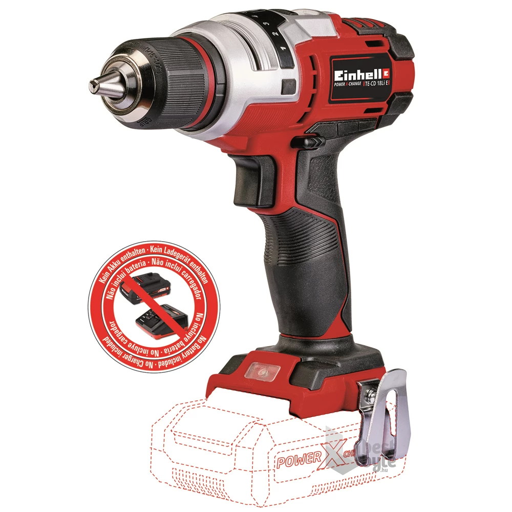 Einhell 4513870 PXC TE-CD 18 Li E Solo akku és töltő nélkül akkumulátoros fúró-csavarozó