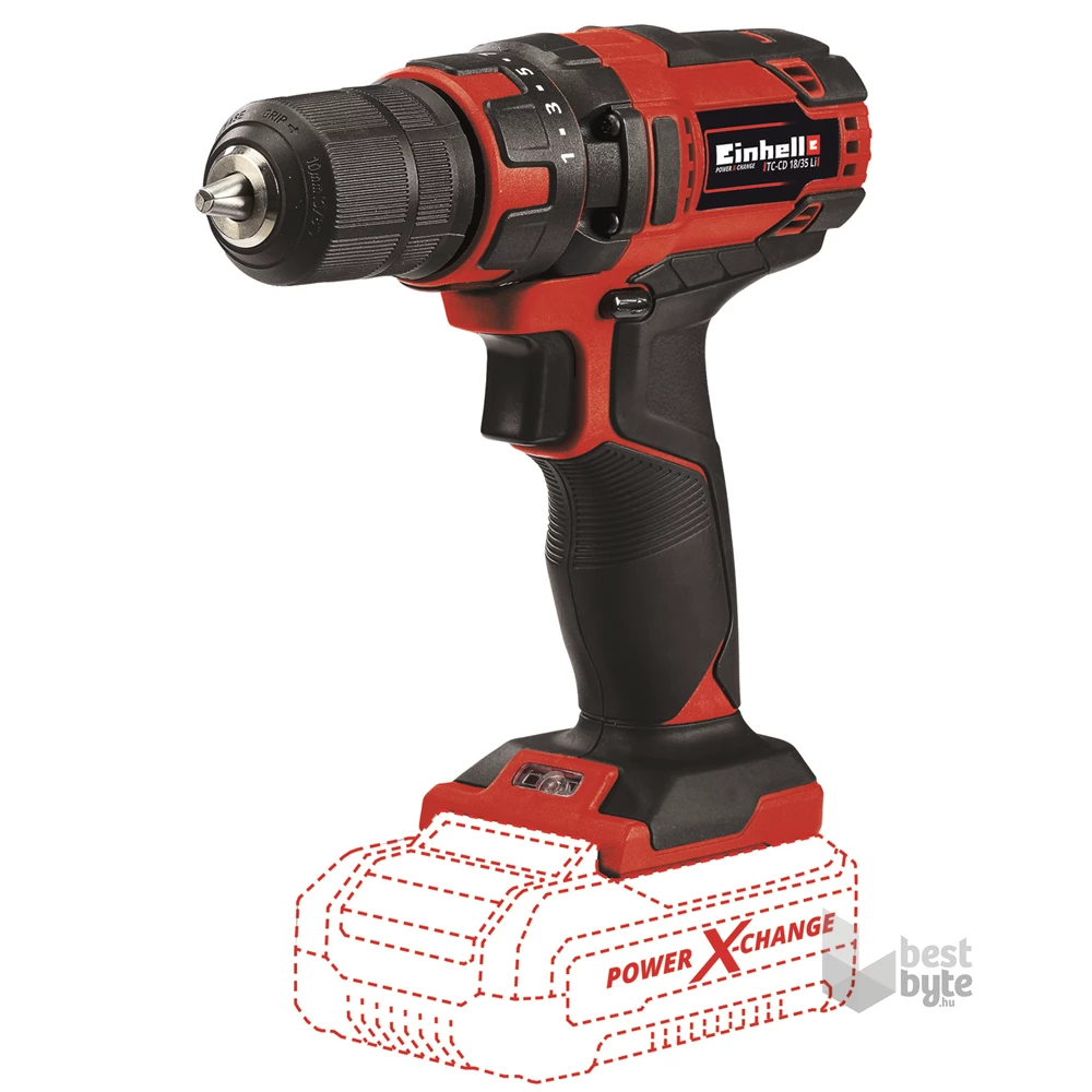 Einhell 4513927 PXC TC-CD 18/35 Li-Solo akku és töltő nélkül akkumulátoros fúró-csavarozó