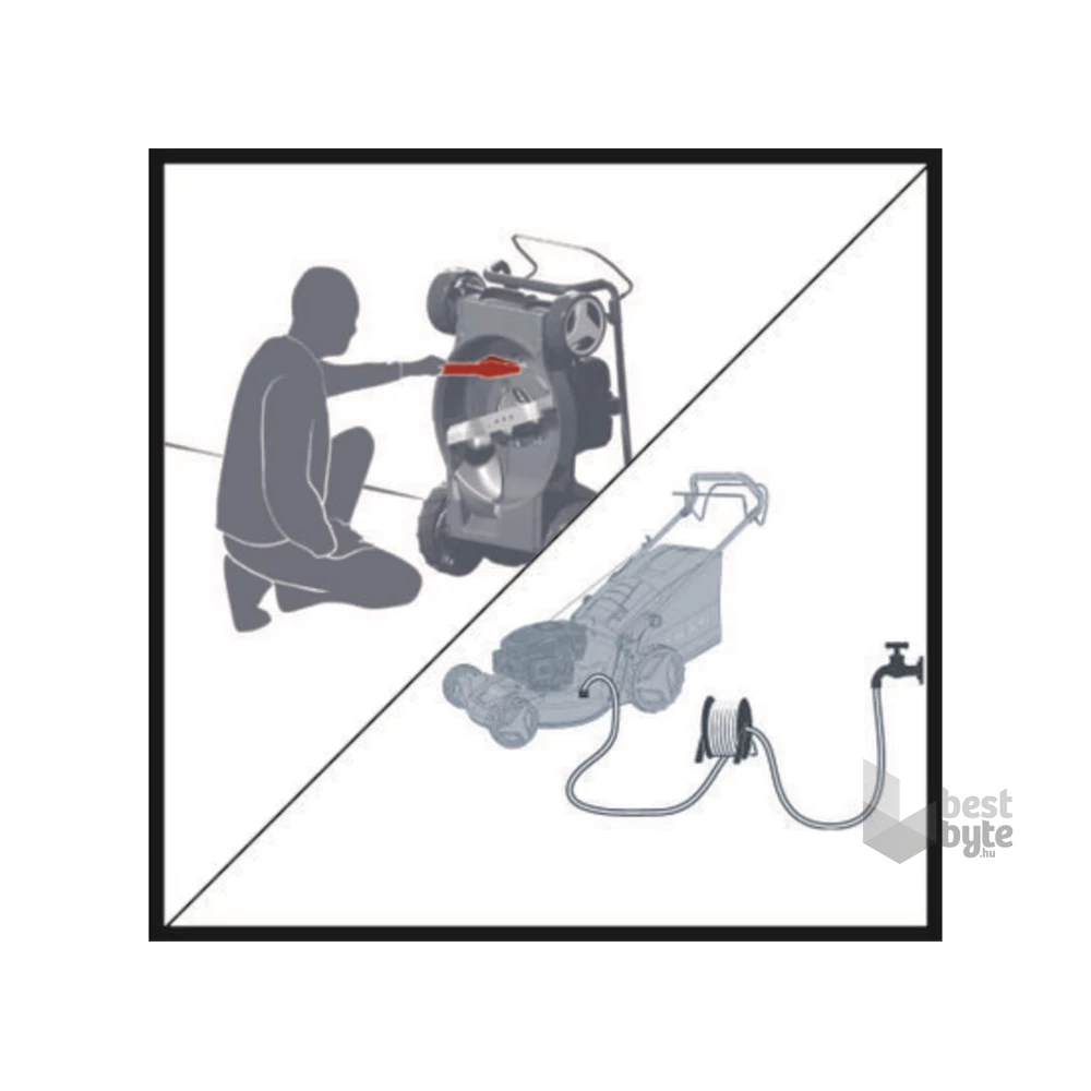 Einhell GE-PM 53/2 S HW-E Li önindítós benzines fűnyíró