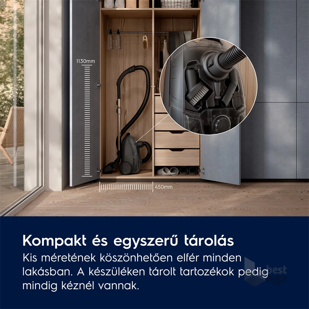 Electrolux EB51C1WP Clean 500 porzsákos porszívó