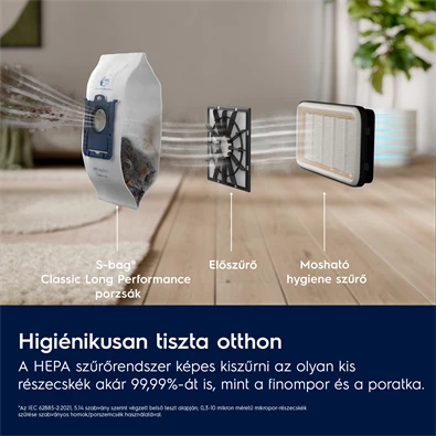 Electrolux EB51C1WP Clean 500 porzsákos porszívó
