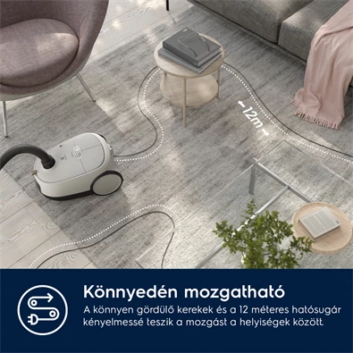 Electrolux EB61H6SW  Hygienic 600 porzsákos porszívó