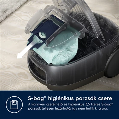Electrolux EB61H6SW  Hygienic 600 porzsákos porszívó