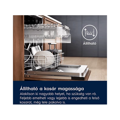 Electrolux EEC87400W , programok száma: 8, beépíthető, 14 terítékes mosogatógép 
