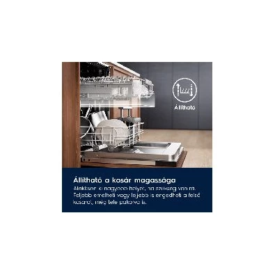 Electrolux EES48400L programok száma: 8, beépíthető, 14 terítékes mosogatógép 