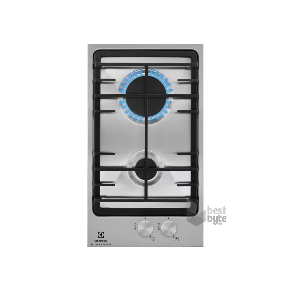 Electrolux EGG3322NVX inox, beépíthető, gáz, főzőzóna: 2, beépíthető méret: 27cm, főzőlap