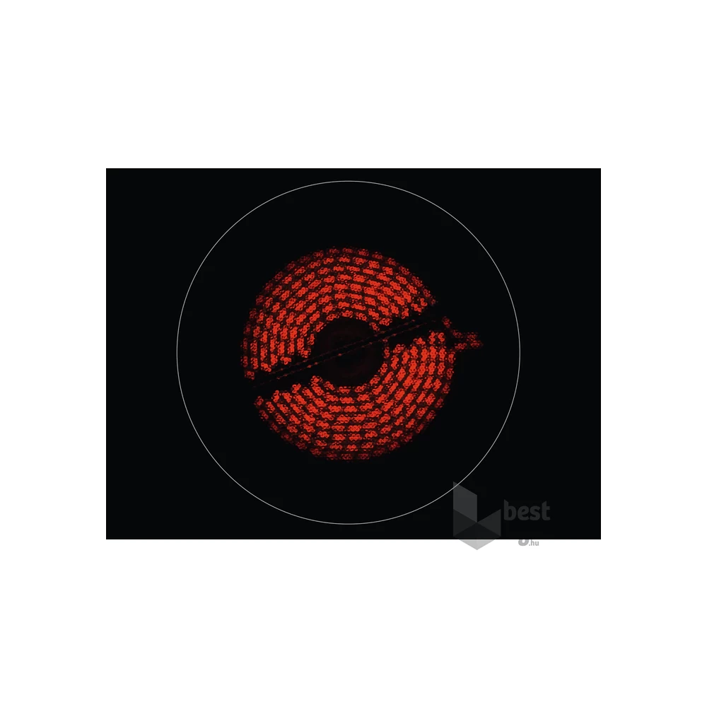 Electrolux EHF6240XXK fekete, beépíthető, elektromos üvegkerámia, főzőzóna: 4, beépíthető méret: 56cm, főzőlap