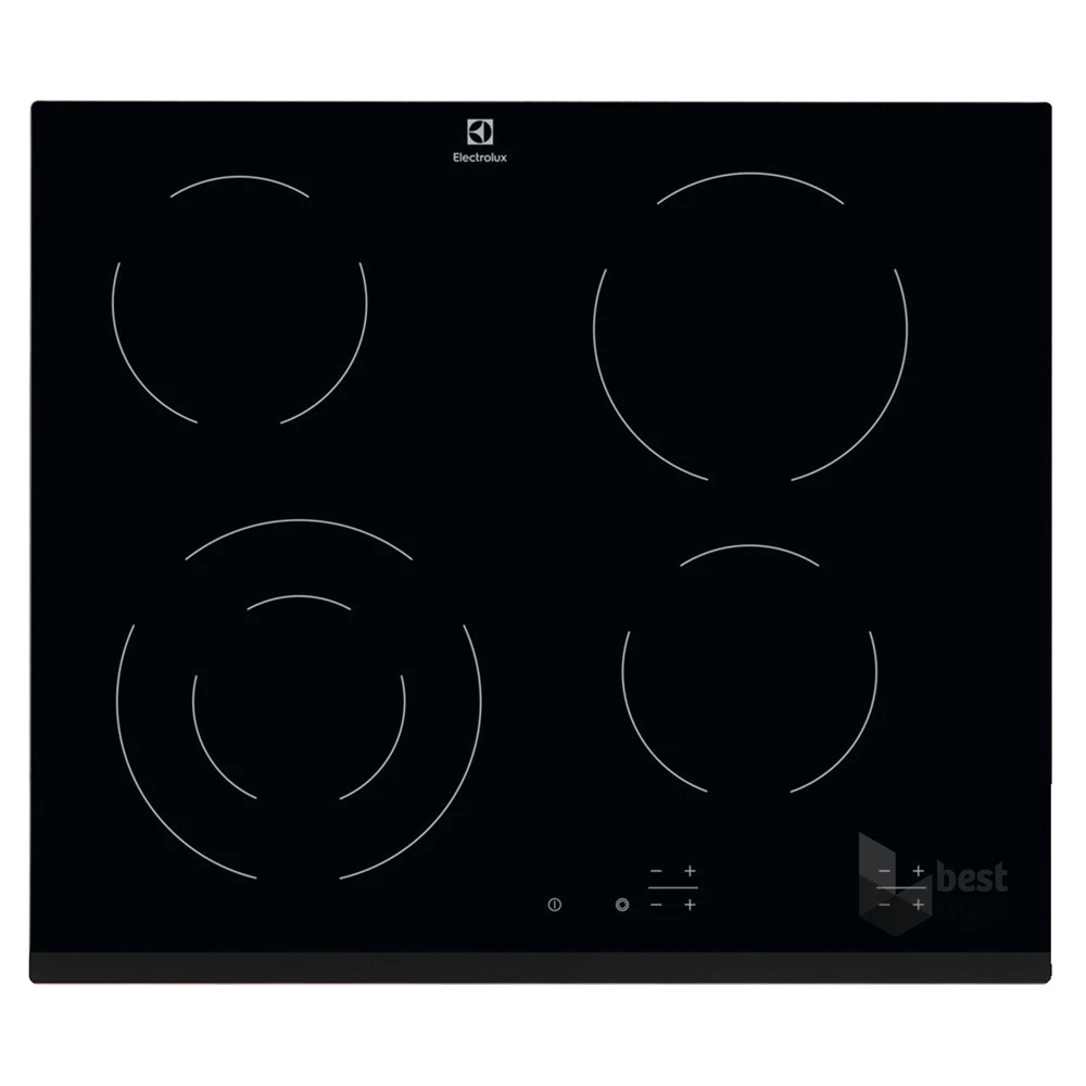 Electrolux EHF6241FOK fekete, beépíthető, elektromos üvegkerámia, főzőzóna: 4, beépíthető méret: 56cm, főzőlap