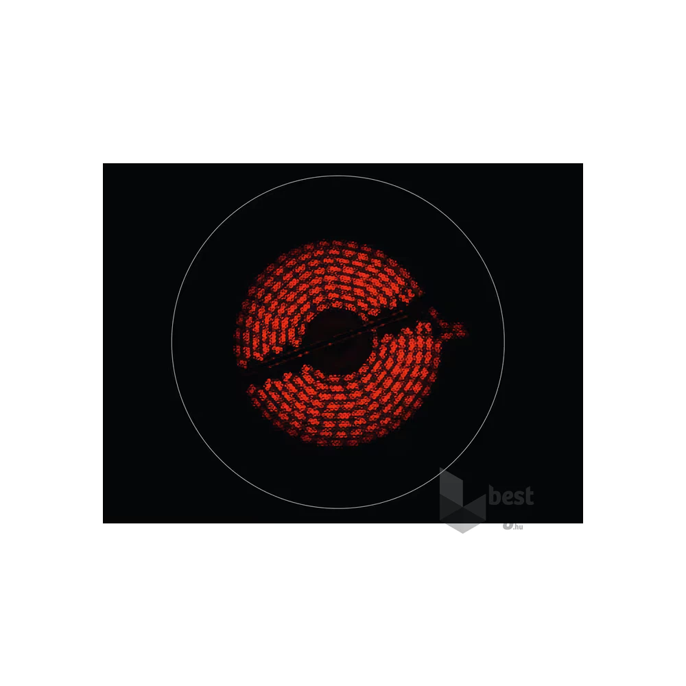 Electrolux EHF6547FXK fekete, beépíthető, elektromos üvegkerámia, főzőzóna: 4, beépíthető méret: 56cm, főzőlap