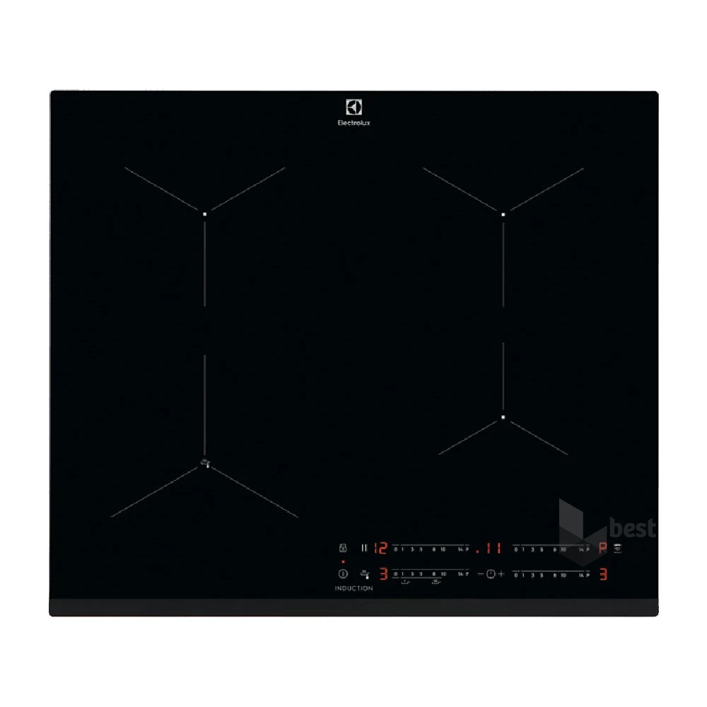 Electrolux EIS6134 SenseFry fekete, beépíthető, indukciós, főzőzóna: 4, beépíthető méret: 56cm, főzőlap