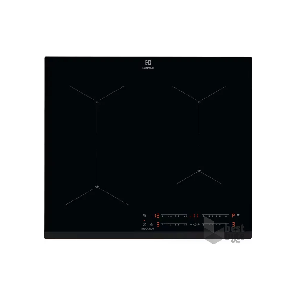 Electrolux EIS62443 fekete, beépíthető, indukciós, főzőzóna: 4, beépíthető méret: 56cm, főzőlap