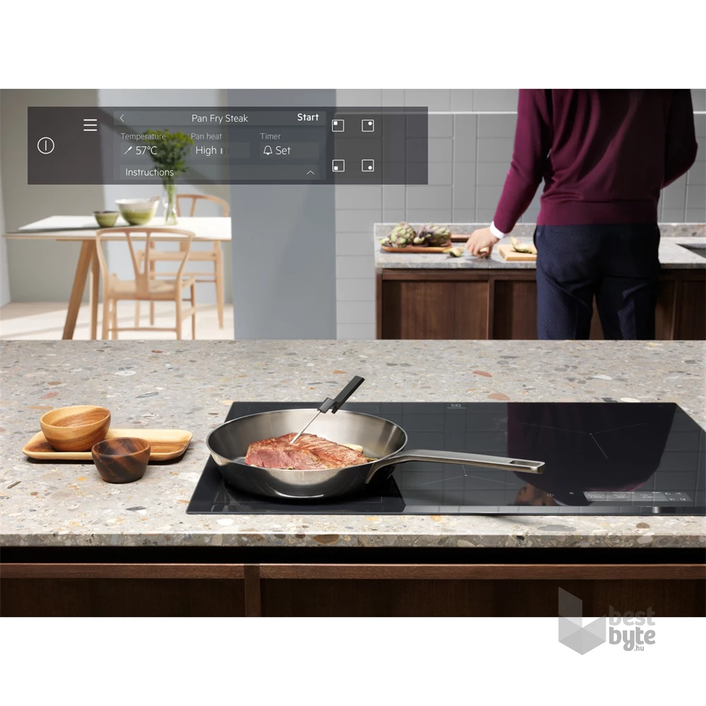 Electrolux EIS6648 sötétszürke,beépíthető, indukciós, főzőzóna: 4, beépíthető méret: 56cm, főzőlap