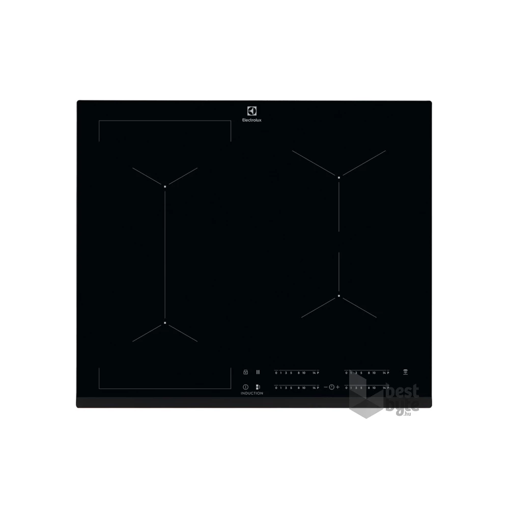 Electrolux EIV634 fekete, beépíthető, indukciós, főzőzóna: 4, beépíthető méret: 56cm, főzőlap