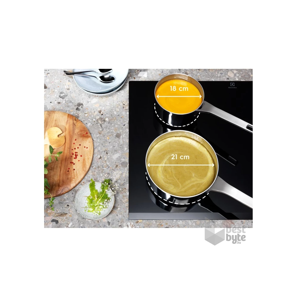 Electrolux EIV634 fekete, beépíthető, indukciós, főzőzóna: 4, beépíthető méret: 56cm, főzőlap