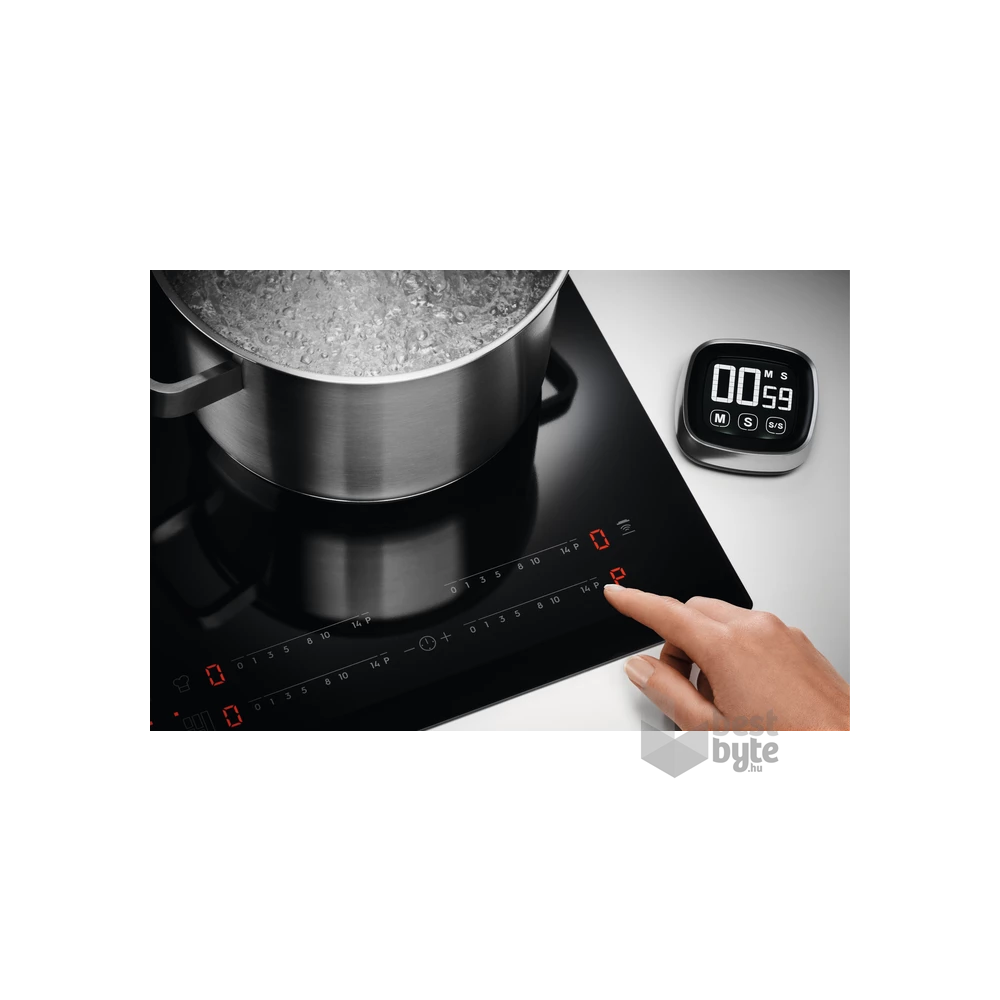 Electrolux EIV644 fekete, beépíthető, indukciós, főzőzóna: 4, beépíthető méret: 56cm, főzőlap