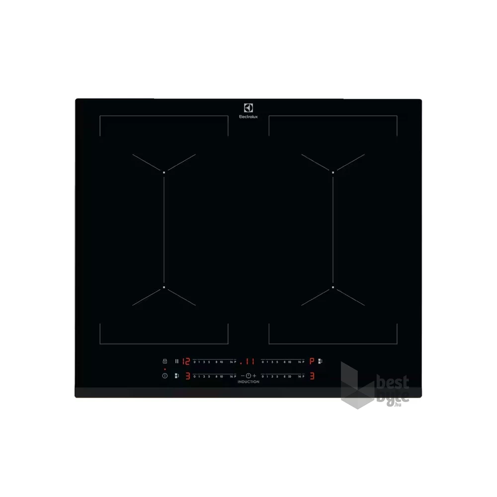 Electrolux EIV644 fekete, beépíthető, indukciós, főzőzóna: 4, beépíthető méret: 56cm, főzőlap