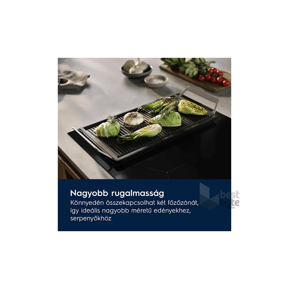 Electrolux EIV83443CT SaphirMatt® SE fekete, beépíthető, indukciós, főzőzóna: 4, beépíthető méret: 56cm, főzőlap