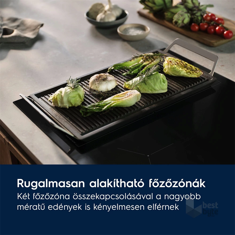 Electrolux EIV83443CT SaphirMatt® SE fekete, beépíthető, indukciós, főzőzóna: 4, beépíthető méret: 56cm, főzőlap