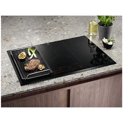 Electrolux EIV84550 fekete, beépíthető, indukciós, főzőzóna: 5, beépíthető méret: 75cm, főzőlap