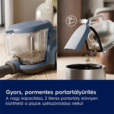 Electrolux EL51C2SW Clean 500 porzsák nélküli porszívó