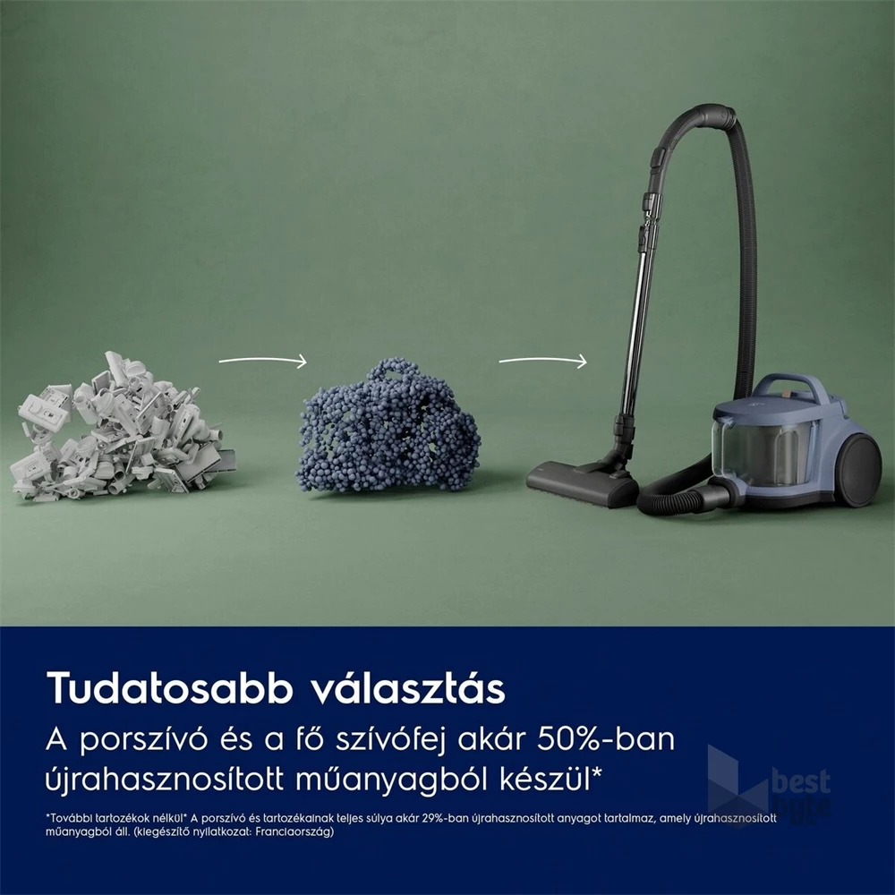 Electrolux EL51C2SW Clean 500 porzsák nélküli porszívó