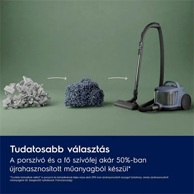 Electrolux EL51C2SW Clean 500 porzsák nélküli porszívó