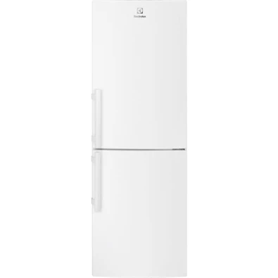 Electrolux ENB1LE30WL (K) fehér, alulfagyasztós, Hűtő:195L, Fagyasztó:110L, Low frost hűtőszekrény (Újracsomagolt)