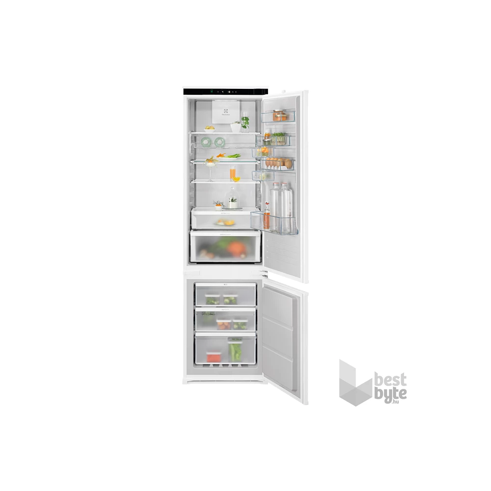 Electrolux ENP7MD19S alulfagyasztós, beépíthető, Hűtő:207L, Fagyasztó:62L, No frost hűtőszekrény