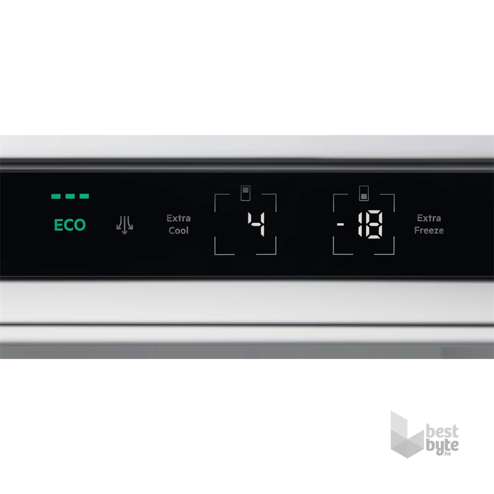 Electrolux ENP7MD19S alulfagyasztós, beépíthető, Hűtő:207L, Fagyasztó:62L, No frost hűtőszekrény