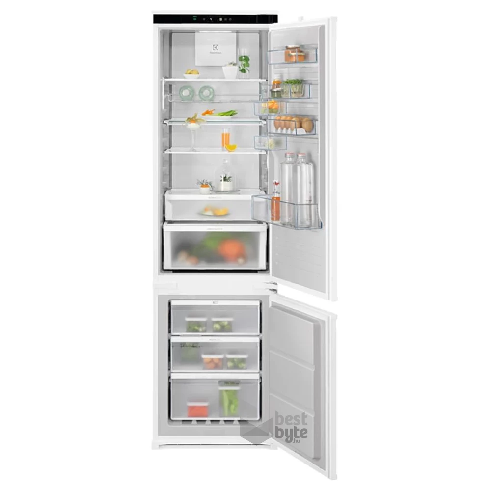 Electrolux ENP7MD19S alulfagyasztós, beépíthető, Hűtő:207L, Fagyasztó:62L, No frost hűtőszekrény