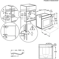 Electrolux EOC9P31WX SteamCrisp inox, beépíthető, sütőtér: 71L, grill, légkeverés, gőzsütő
