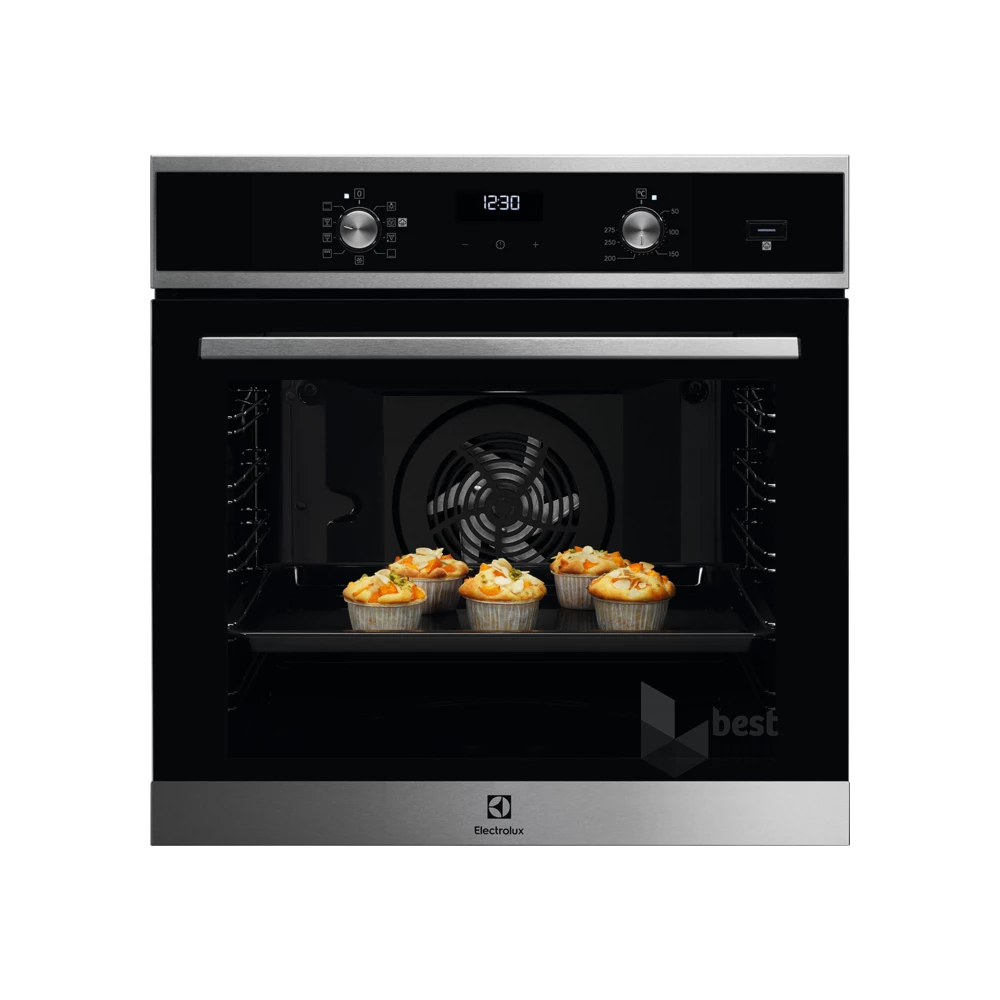 Electrolux EOD5H70X fekete, beépíthető, sütőtér: 72L, grill, légkeverés, sütő