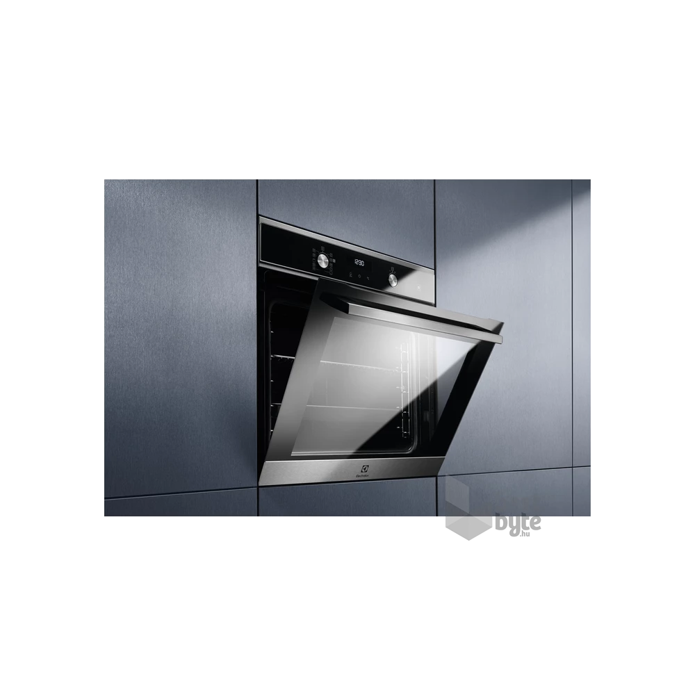 Electrolux EOD6P71X fekete, beépíthető, sütőtér: 72L, grill, légkeverés, pirolitikus, sütő