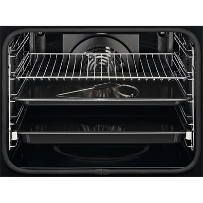 Electrolux EOD6P77WX SteamBake fekete-inox, beépíthető, sütőtér:72L, grill, légkeverés, priolitikus, sütő
