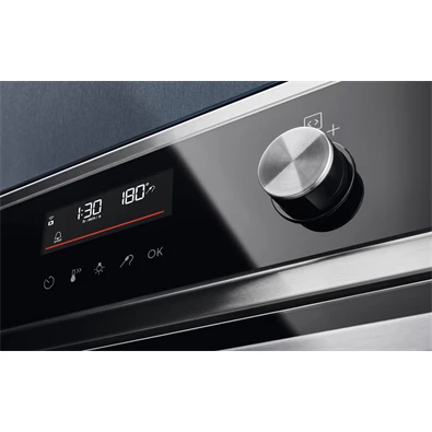 Electrolux EOD6P77WX SteamBake fekete-inox, beépíthető, sütőtér:72L, grill, légkeverés, priolitikus, sütő